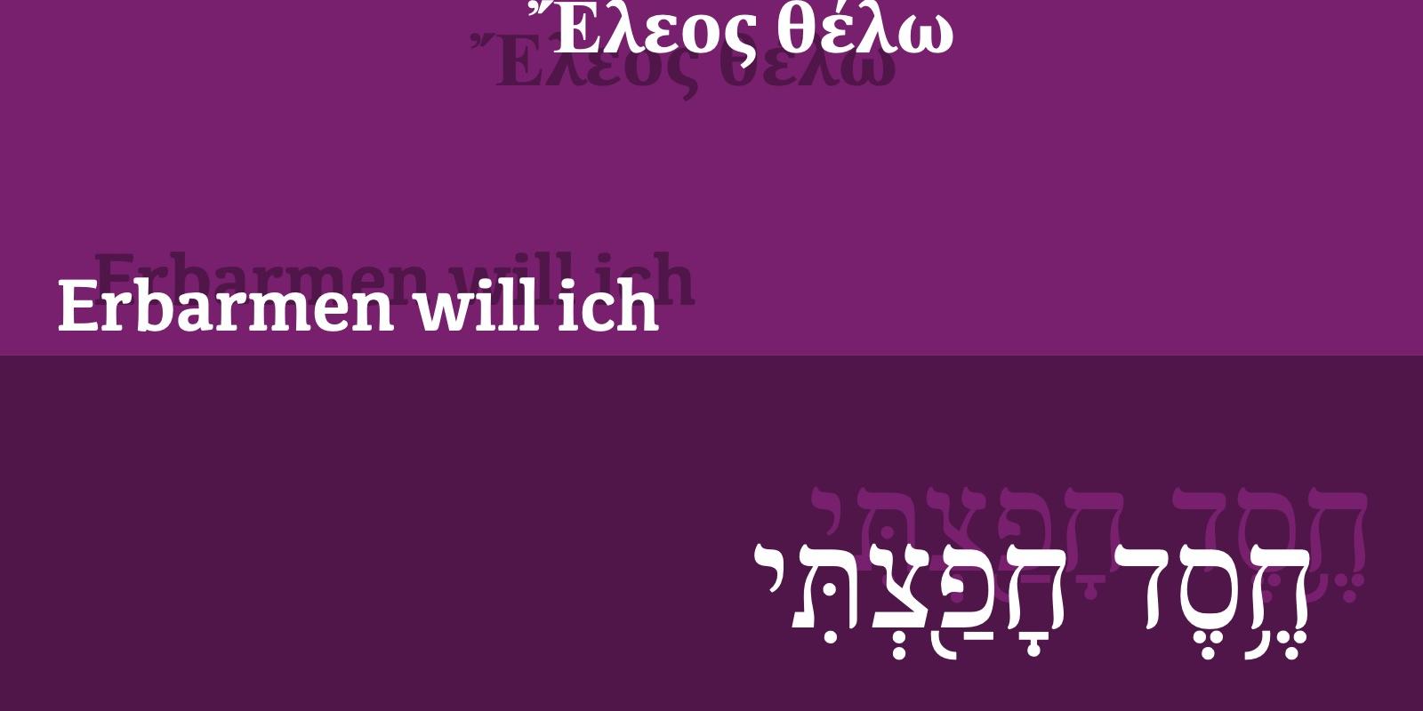 Erbarmen will ich (c) Dr. Carsten Lotz Erbarmen will ich