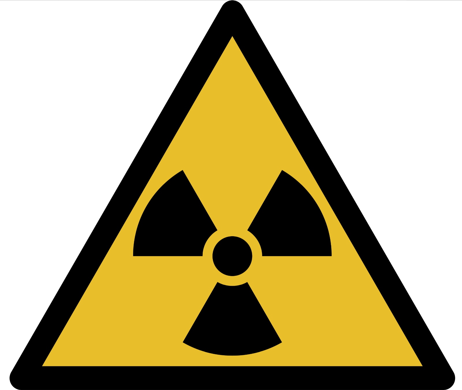 Gefahrensymbol für Radioaktivität