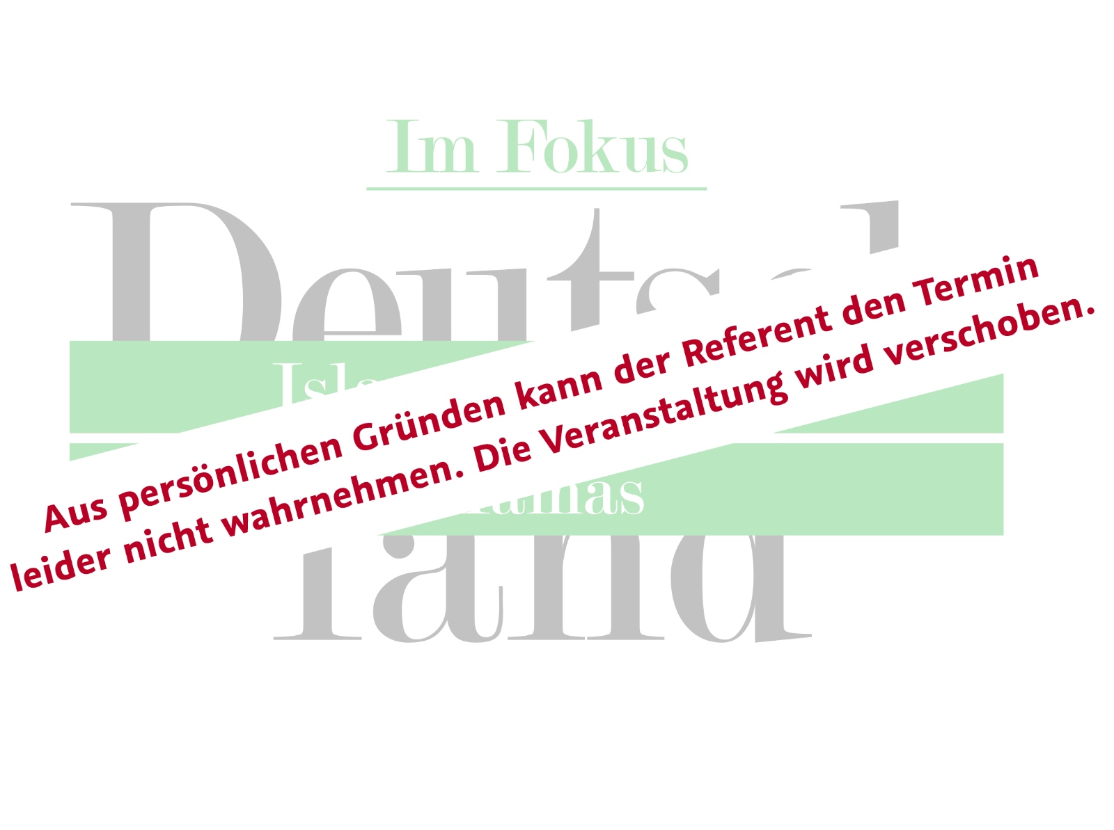 Deutschland im Fokus. IS und Hamas