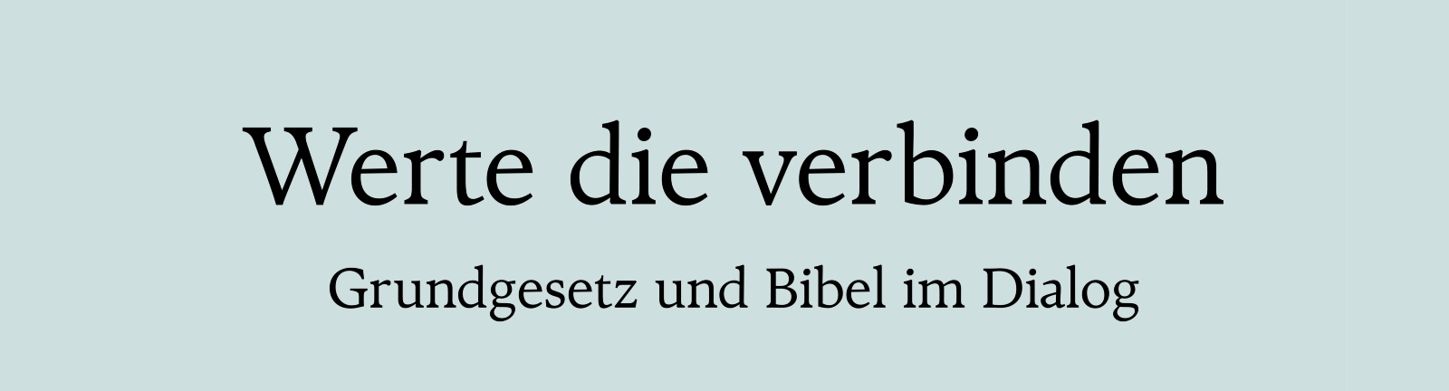 Werte die verbinden