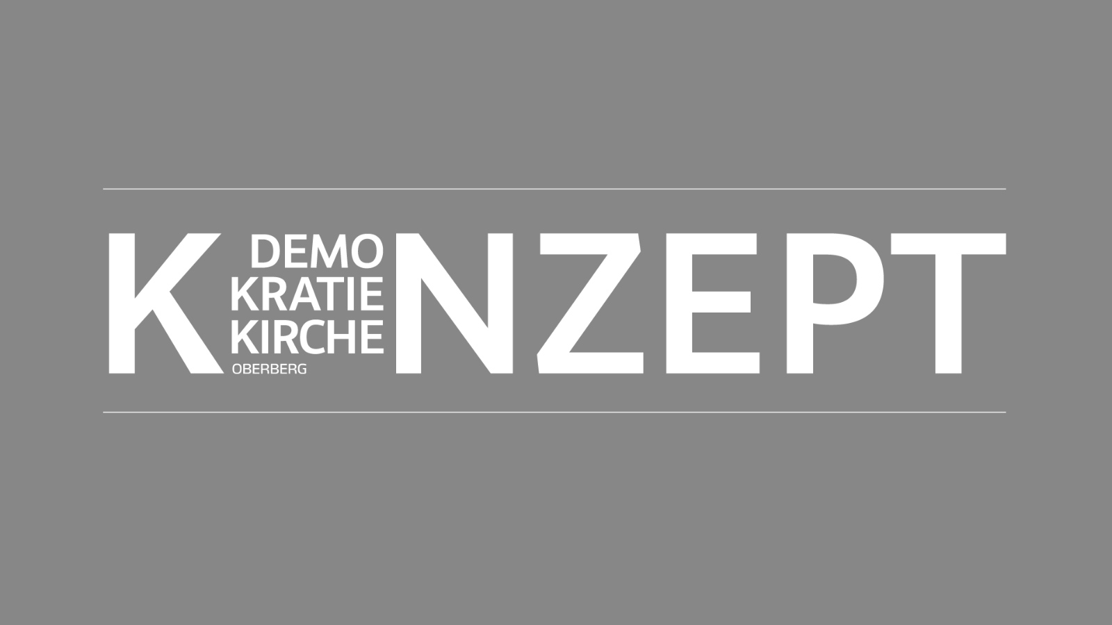 Konzept der DEMOKRATIEKIRCHE Oberberg